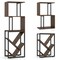Geometric 6-Tier Tree Bookcase Freestanding S-Shape Display Shelf